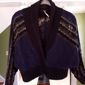 Free people crop cardigan